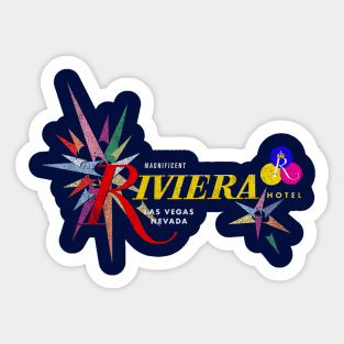 Retro Vintage Riviera Hotel and Casino Las Vegas Sticker